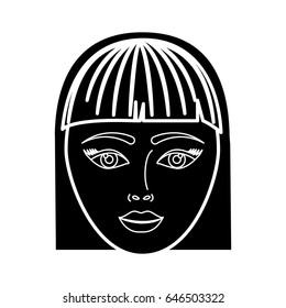 woman face icon