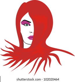 woman face - make-up & hairdressing