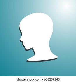 Woman Face Silhouette