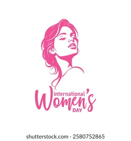 woman face silhouette logo for fashion, beauty, and self-care brands