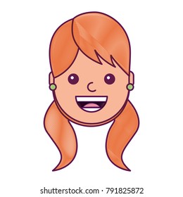 woman face smiling happy expression image