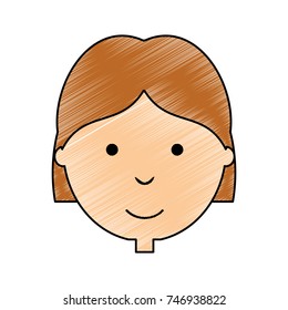woman face  vector illustration