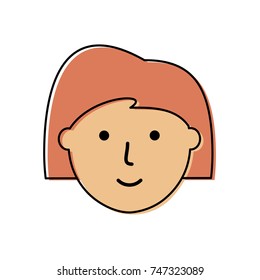 woman face  vector illustration