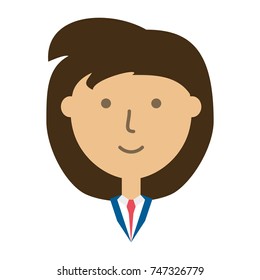 woman face vector illustration