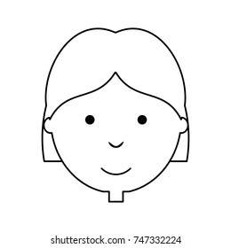 woman face  vector illustration