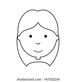 woman face  vector illustration
