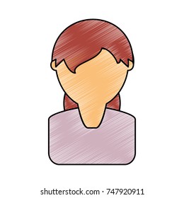 woman  face  vector illustration