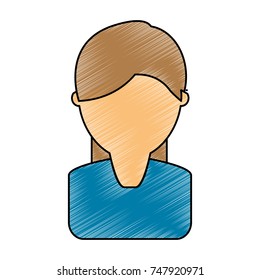 woman  face  vector illustration