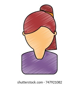 woman  face  vector illustration