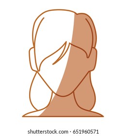 Woman faceless avatar