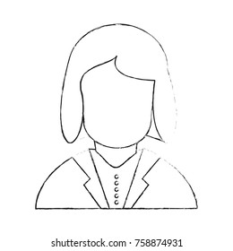 Woman faceless avatar