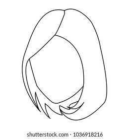 Woman faceless cartoon