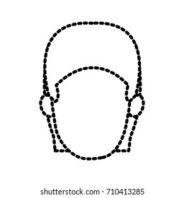 Woman faceless cartoon