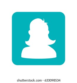 Woman faceless head