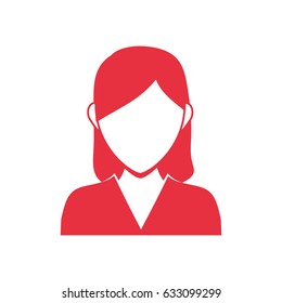 Woman faceless head