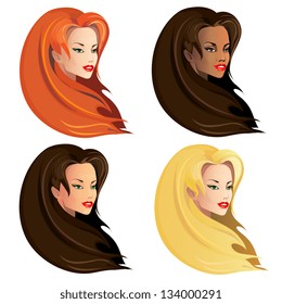 woman faces