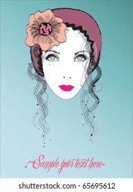 woman fashion illustration