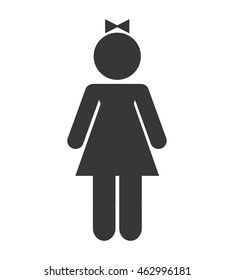 woman female silhouette isolated icon vector illustration design