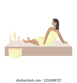 woman female treatment health illustration