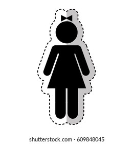 woman figure human silhouettte vector illustration design