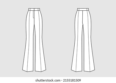 2,818 Flared Trousers Images, Stock Photos & Vectors | Shutterstock