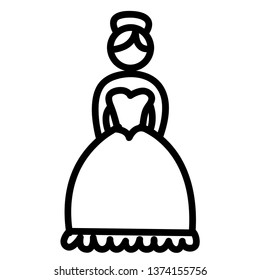 woman flat icon