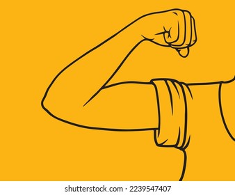 Woman flexing biceps muscle, People are playing paper, rock, scissors Curious woman eavesdropping, cupping ear with hand woman squeezing a pimple.