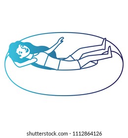 woman in float character
