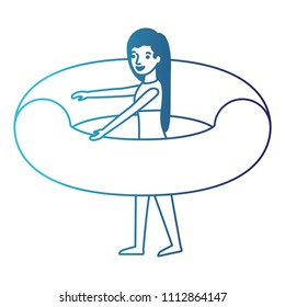 woman in float character