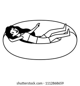 woman in float character