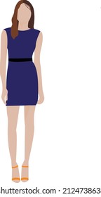 A woman with formal clothes