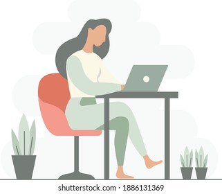 36,936 Woman sitting in front of a laptop Images, Stock Photos ...