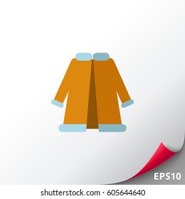 Woman fur coat