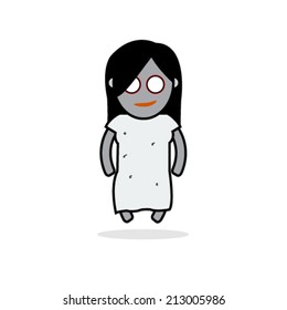Woman ghost.