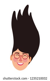 Woman with glasses