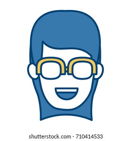 Woman with glasses