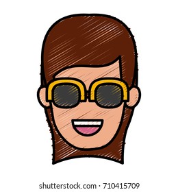 Woman with glasses