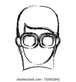 Woman with glasses