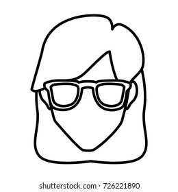 Woman with glasses