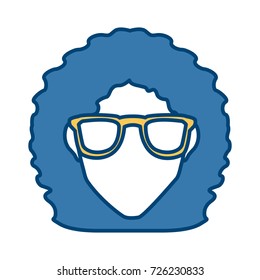 Woman with glasses