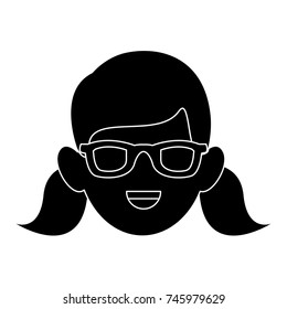 Woman with glasses