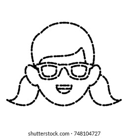 Woman with glasses