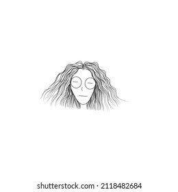 A woman in glasses, black and white.