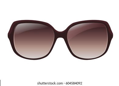 Woman Glasses Vector Illustration