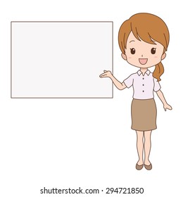 woman guide
