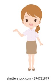 woman guide