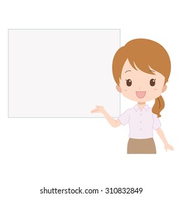 woman guide