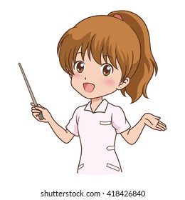 woman guide