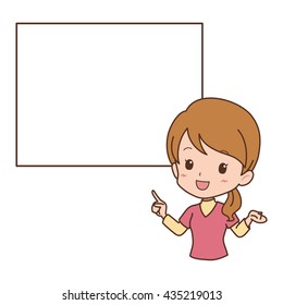 woman guide