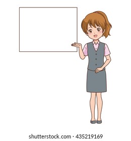 woman guide